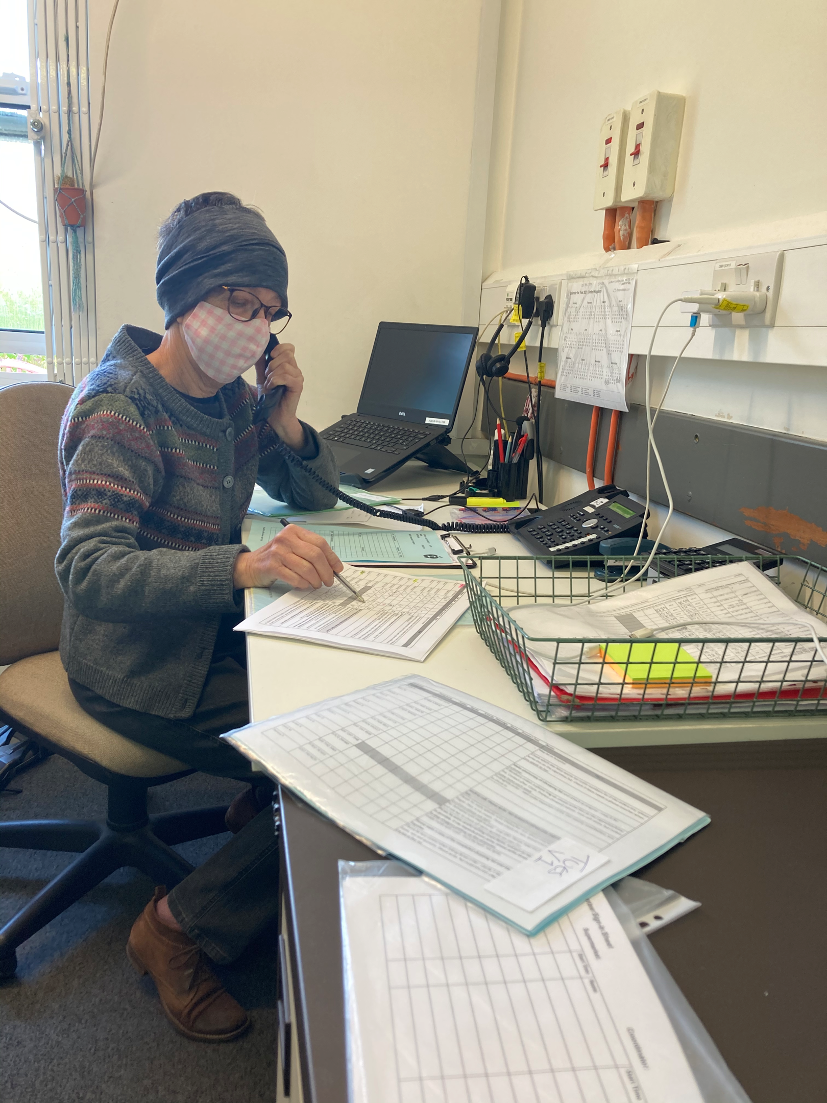 Taking orders over the phone