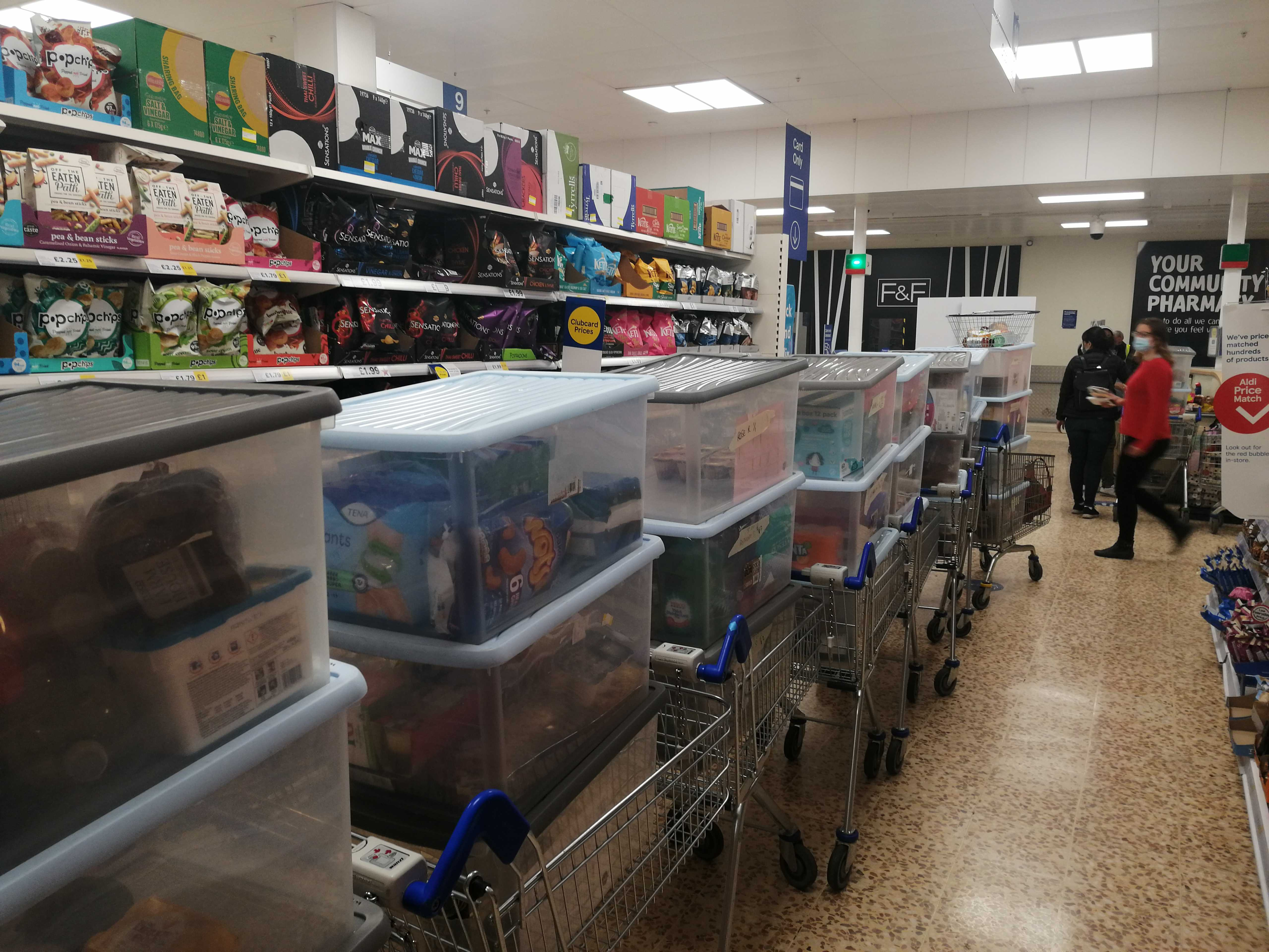 Preparing orders for delivery